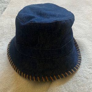 denim bucket hat